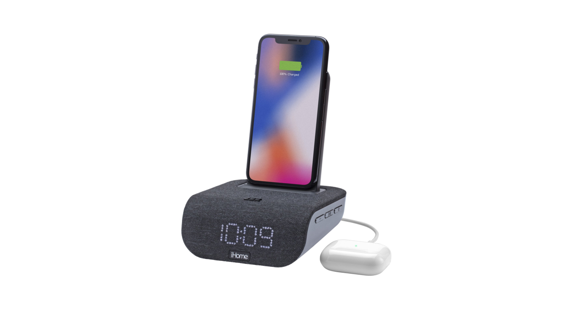 iBTW20 Timebase Dual-Charging Alarm Clock and Wireless Speaker