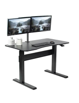 VivoBlack 47 Inch Pneumatic Desk