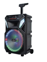 AxessPABT6040 12” Portable LED Trolley Speaker