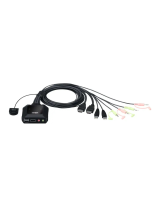 ATENCS22H 2-Port USB 4K HDMI Cable KVM Switch