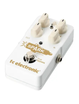 TCElectronic Spark Booster Overdrive and EQ Pedal Snabbstartsguide
