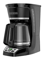BLACK+DECKER 12 Cup programmable coffee maker Manuel utilisateur