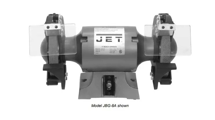 JBG-10A, 10" Shop Grinder & JPS-2A Stand 577103K
