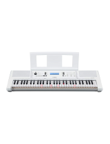 Yamaha EZ300 61 Full-Size Lighted Touch Sensitive Keyboard Instrukcja obsługi