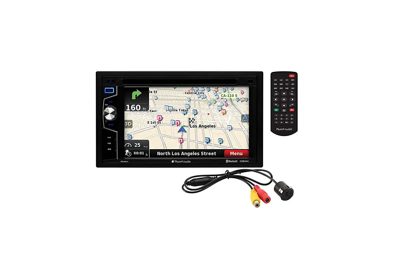 PNV9674 Bluetooth Built-In Navigation DVD/MP3/CD AM/FM Receiver