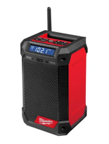MilwaukeeM12 RCDAB+ Cordless radio charger DAB+ 12 V