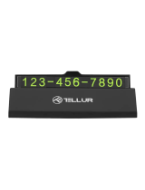 TellurTLL171101 Temporary Car Parking Phone Number Card