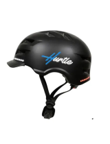 HurtleHURSHL10 Wireless BT Smart Skate Helmet