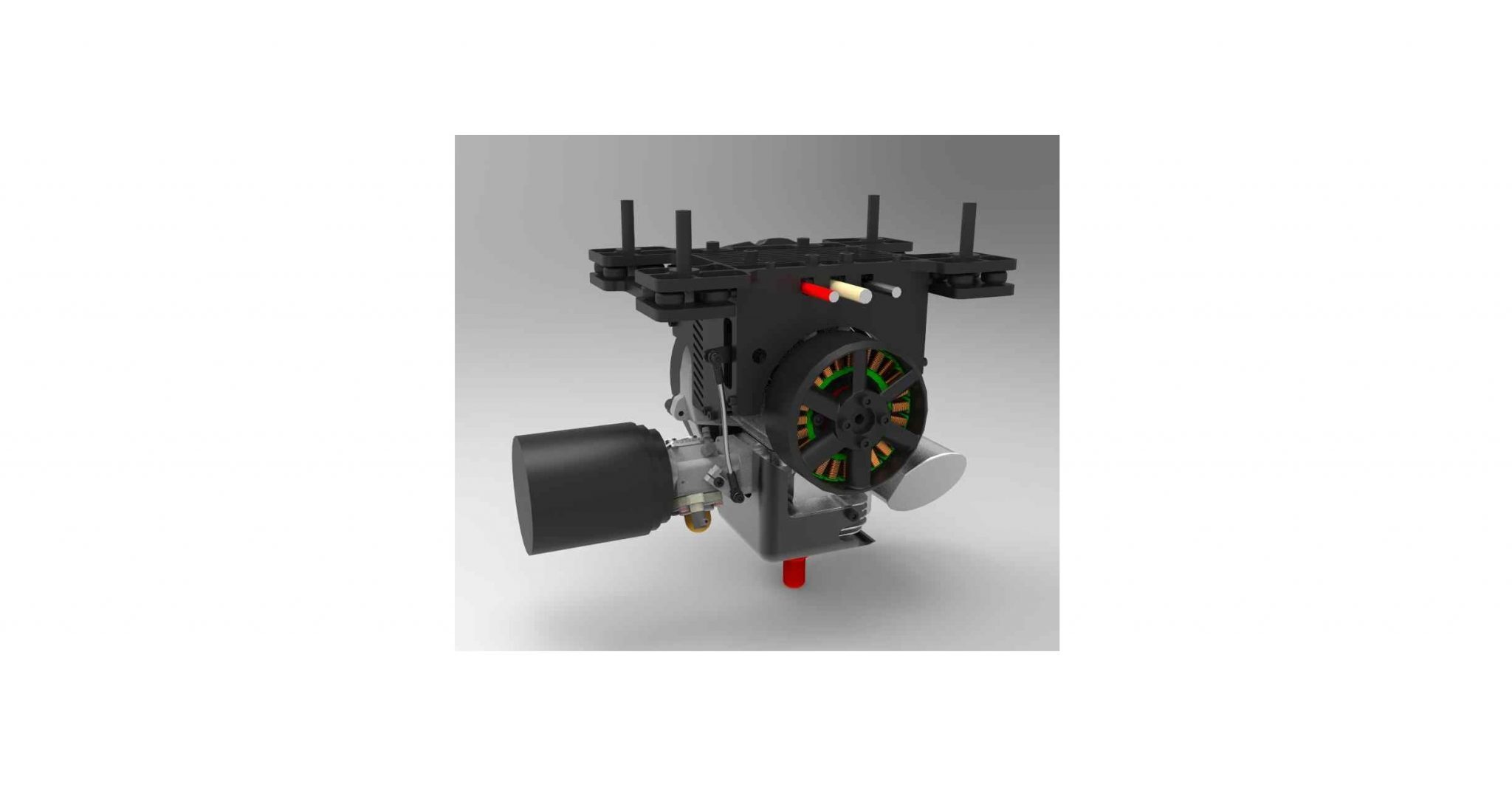 H2plus UAV Generator Hybrid Electric Drone Generator