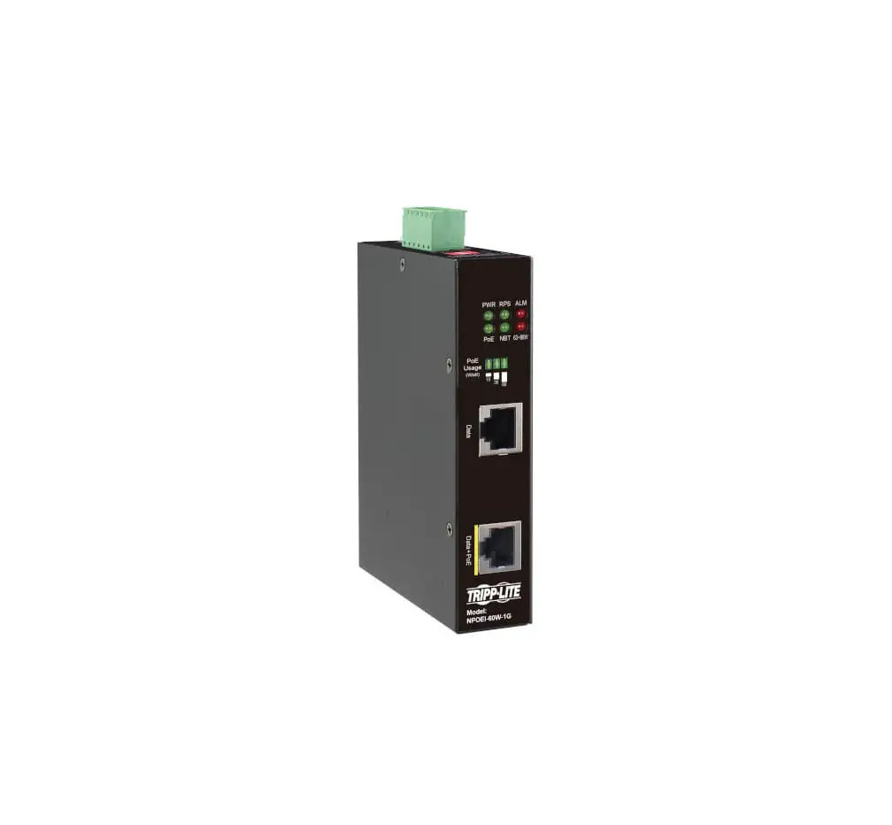 TRIPP-LITE NPOEI-60W-1G Industrial Gigabit Ethernet PoE Injectors