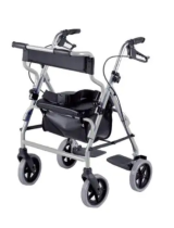 NRS HealthcareM58203 2-in-1 Rollator and Transit Chair