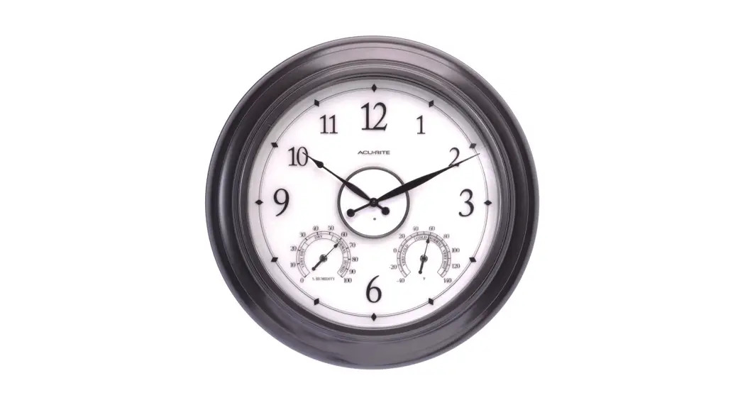 18-inch Copper Metal Outdoor Clock