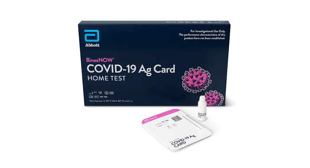 BinaxNOW COVID-19 Ag Card Home Test