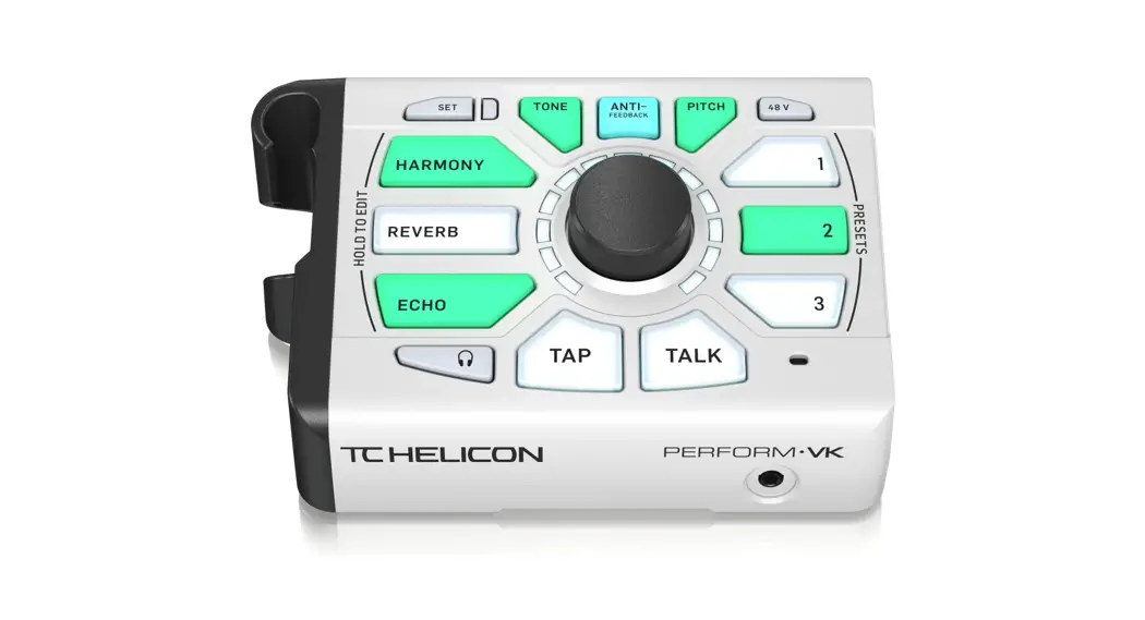 TC HELICON PERFORM-VK Ultimate Mic Stand-Mount Vocal Processor for Studio-Quality Sound