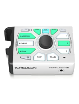 TC-Helicon TC HELICON PERFORM-VK Ultimate Mic Stand-Mount Vocal Processor for Studio-Quality Sound Skrócona instrukcja obsługi