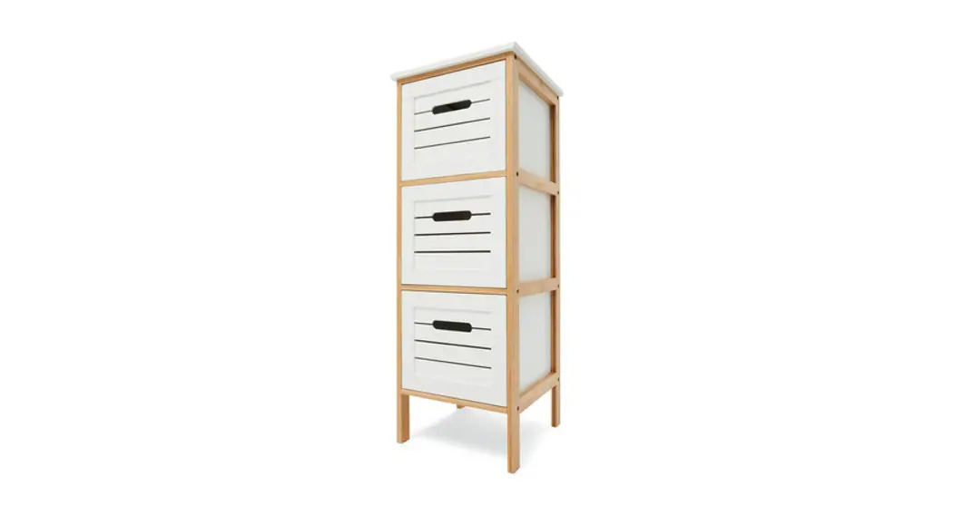 43036578 3 SECTION BAMBOO WARDROBE