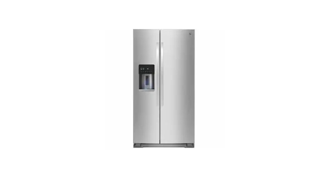 21 cu. ft. Counter-Depth Side-by-Side Refrigerator - Stainless Steel
