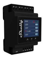 ShellyPro 4PM 4 Channel DIN Rail Mountable Relay Switch