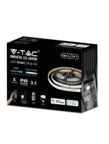 V TAC V-TAC VT-2629 Wi-Fi Enabled Smart IP65 Strip Light Guia de instalação