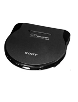 Sony D-E905 Handleiding