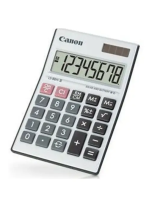 Canon LS-88 Original Calculator Instrukcja obsługi