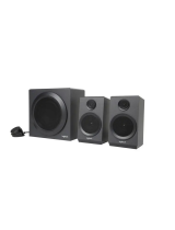 Logitech Z333 2.1 Speakers – Easy-access Volume Control Manual do usuário