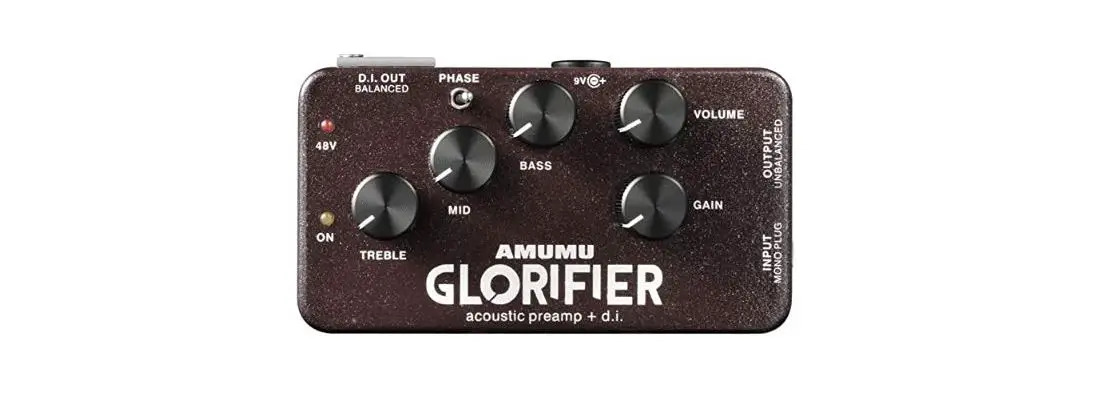 Glorifier Acoustic Guitar Preamp DI Direct Input Box Guitar Pedal
