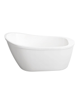 ProFloPFFSR5931WH, PFFSOS25932WH 2 Piece Freestanding Acrylic Tub