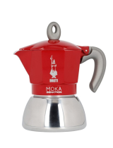 BialettiMoka Induction Red Stovetop Espresso Maker