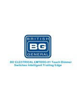 BG ElectricalEMTDSG-01 Touch Dimmer Switches Intelligent Trailing Edge