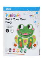 ANKO8 Piece Paint your Own Frog Set