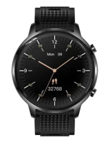 DAS 4SG20 Black Dial Red Silicone Strap Smart Watch
