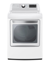 LG 6101WH Gas Dryer User manual
