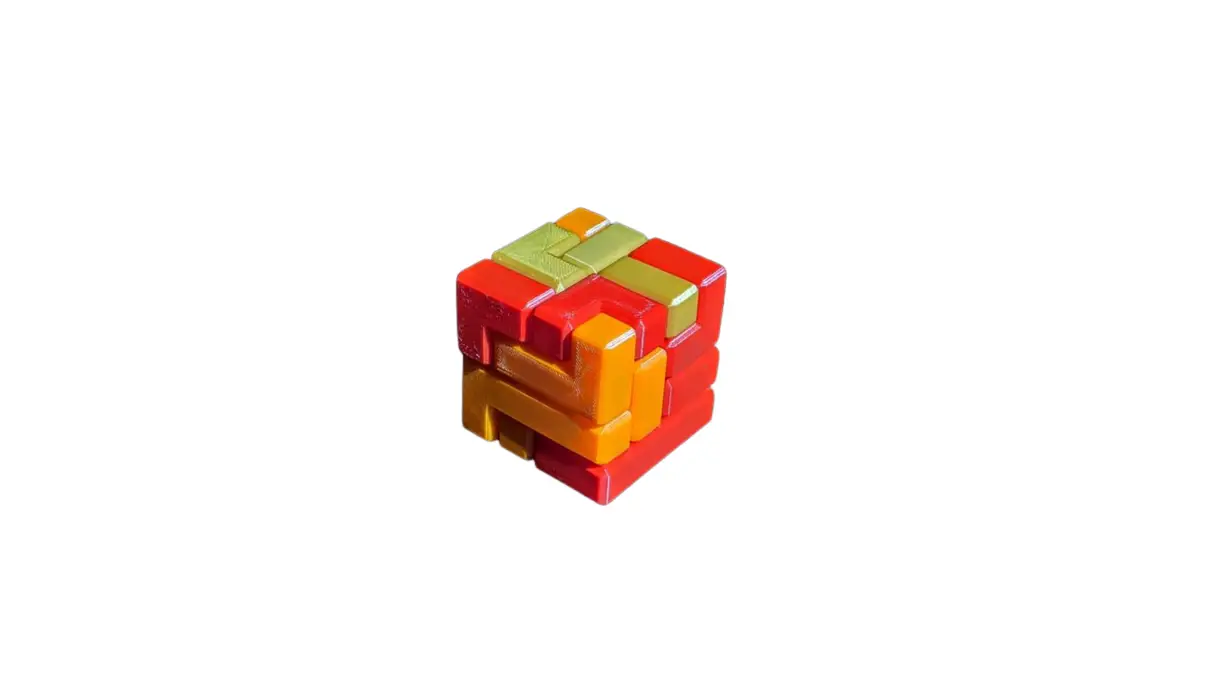 Fun Fully 3D Printable 4×4 Puzzle Cube