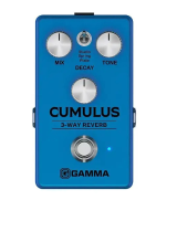 GammaCumulus 3-Way Reverb Effects Pedal