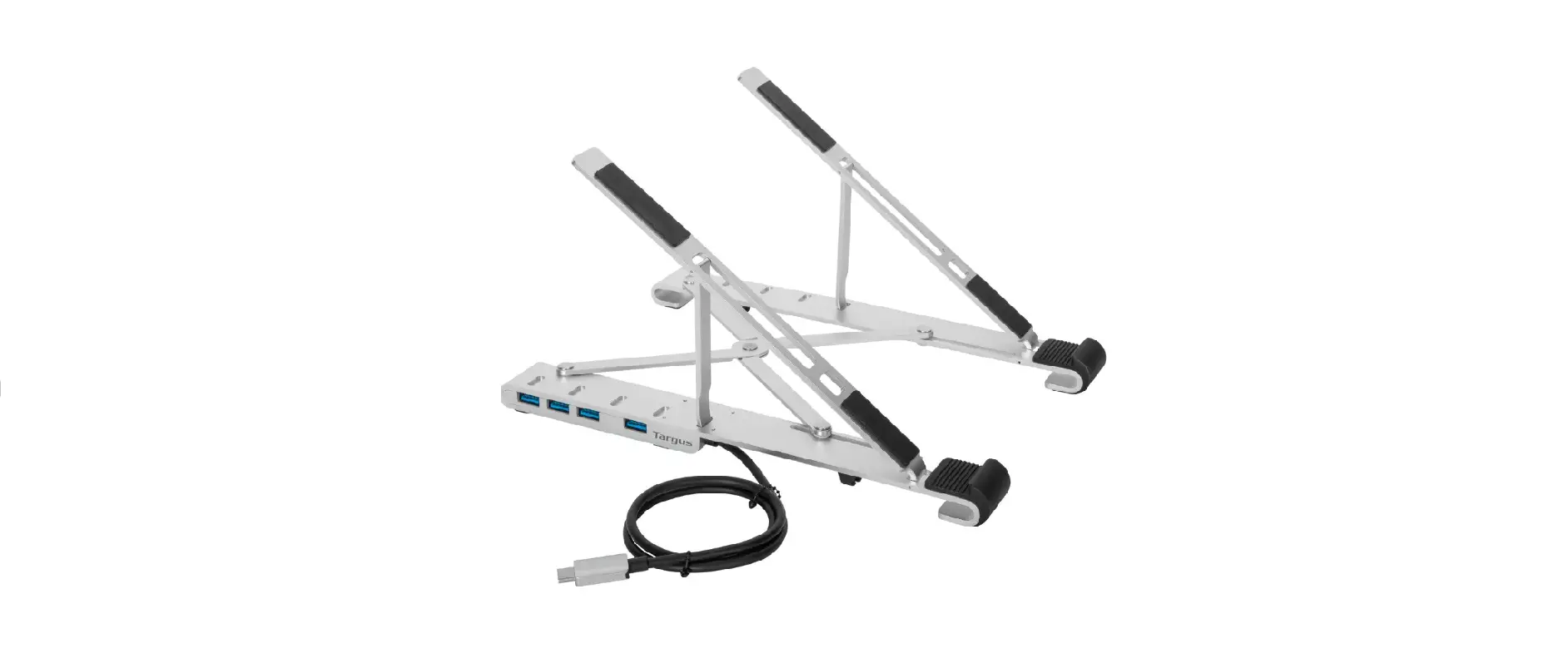 AWU100205GL Portable Laptop Stand + Integrated USB-A Hub