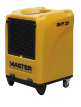 Master DHP 20 Condensation Dehumidifier Manuale utente