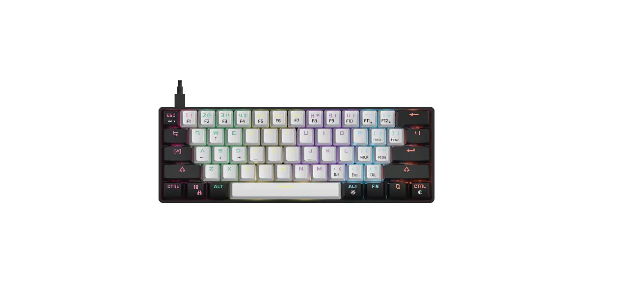 GK2 WB, BW Mechanical Gaming Keyboard