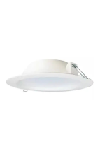luceco Carbon Fixed LED Commercial Downlight White 11W 1000lm Manual de usuario