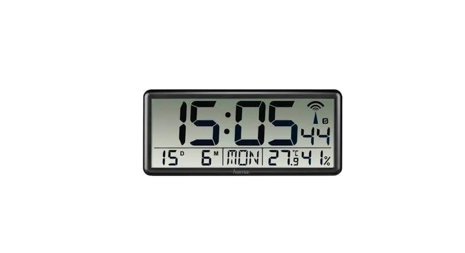 00186352 Jumbo Digital Radio Wall Clock