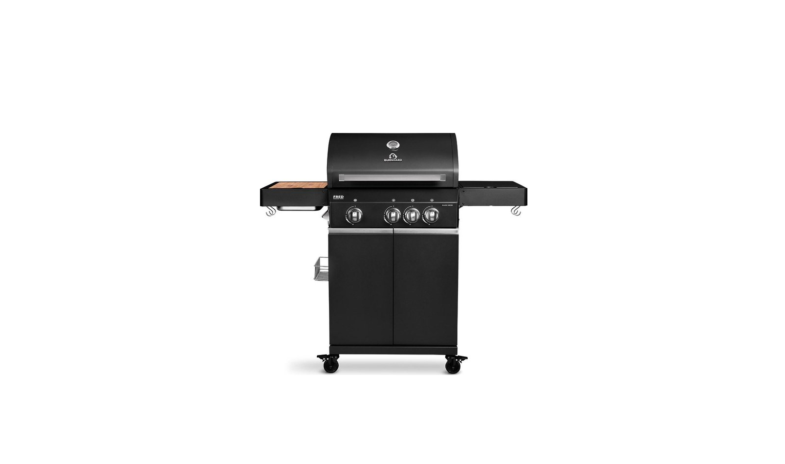 Fred Deluxe Black Series 4 Burner Gas Barbecue
