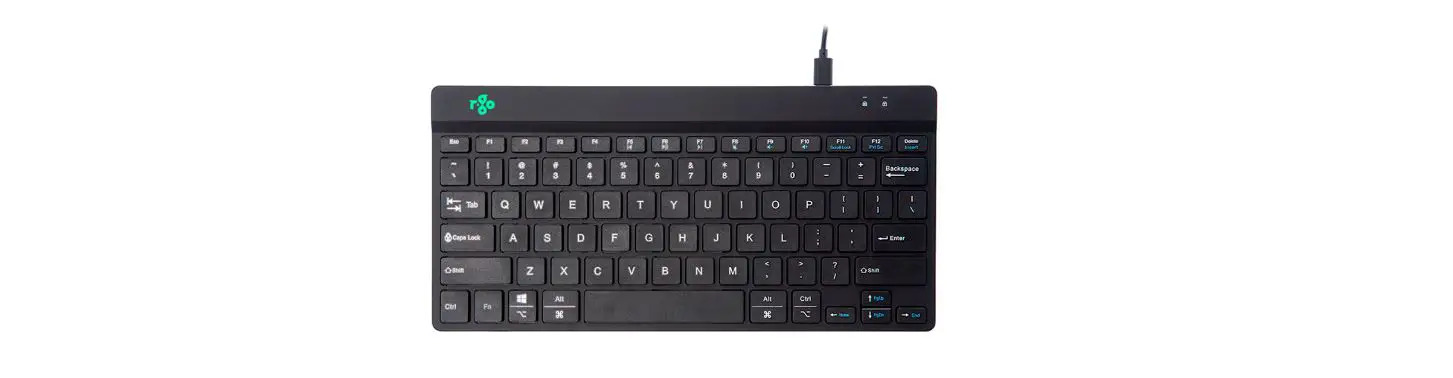 RGOCOUSWDBL Compact Break Ergonomic Keyboard