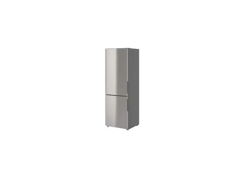 Faerskhet Bottom Freezer Refrigerator Stainless Steel