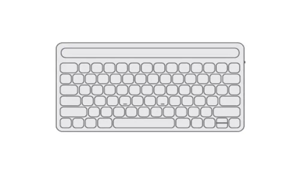 Multi Device Wireless Bluetooth Keyboard