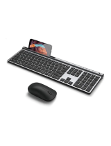 CHESONAMulti-Device Bluetooth Keyboard and Mouse Combo