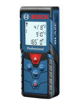 Bosch GLM165-40 User manual