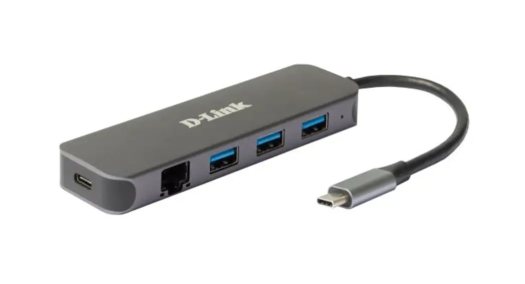 D-Link DUB-2334 5-in-1 USB-C Hub