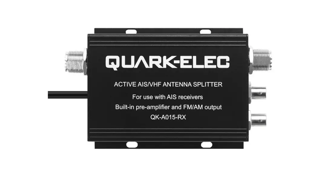 QUARK-ELEC QK-A015-RX Active AIS-VHF Antenna Splitter