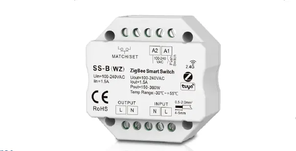 SS-B(WZ) ZigBee RF Smart AC Switch