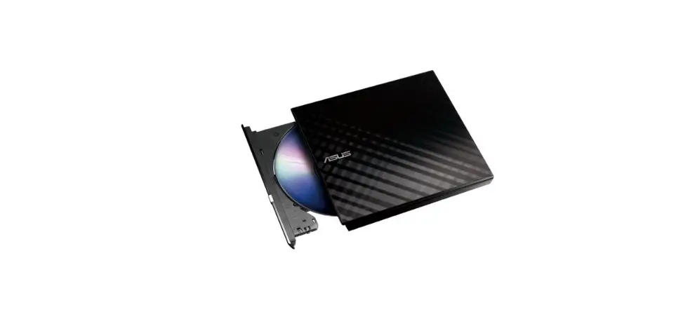 Asus Usb 2.0 - 8x External Dvdrw Black Slim Portable SDRW08D2SUBGACI